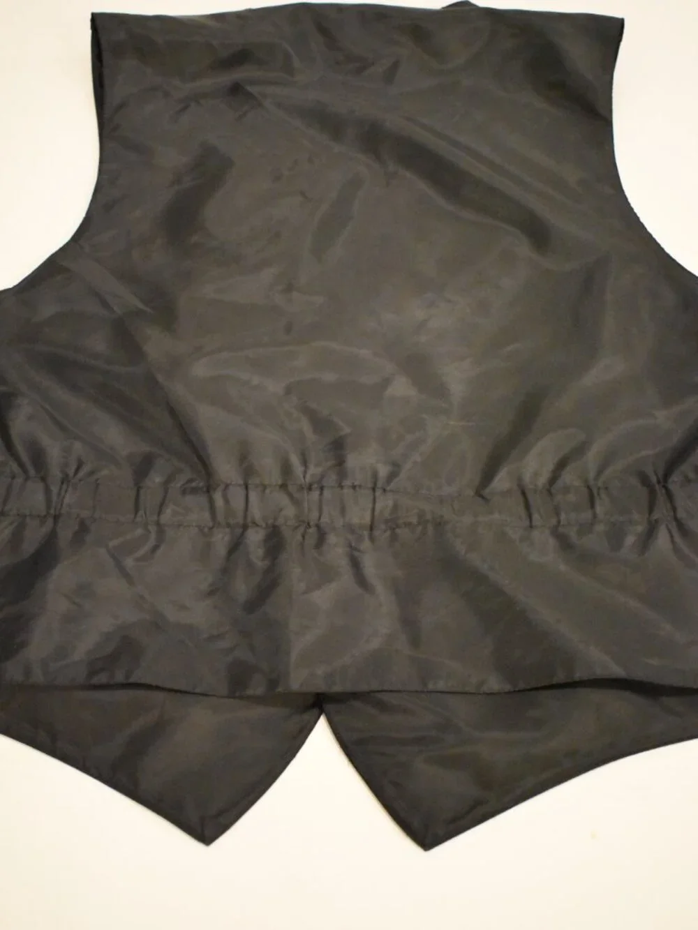 Men's XL Tuxedo Park Black Formal Vest Wedding Prom Tuxedo Satin Waistcoat